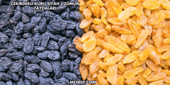 Çekirdekli Kuru Siyah Üzümün Faydaları