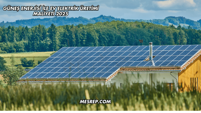Güneş Enerjisi ile Ev Elektrik Üretimi Maliyeti 2025