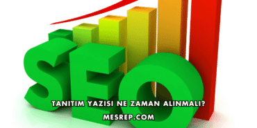 Tanıtım Yazısı Ne Zaman Alınmalı?